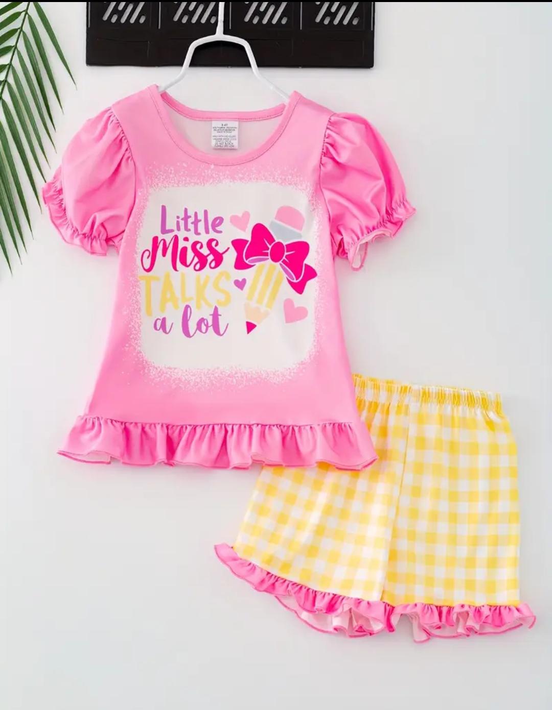 Kids Cotton TShirt and Pant Set