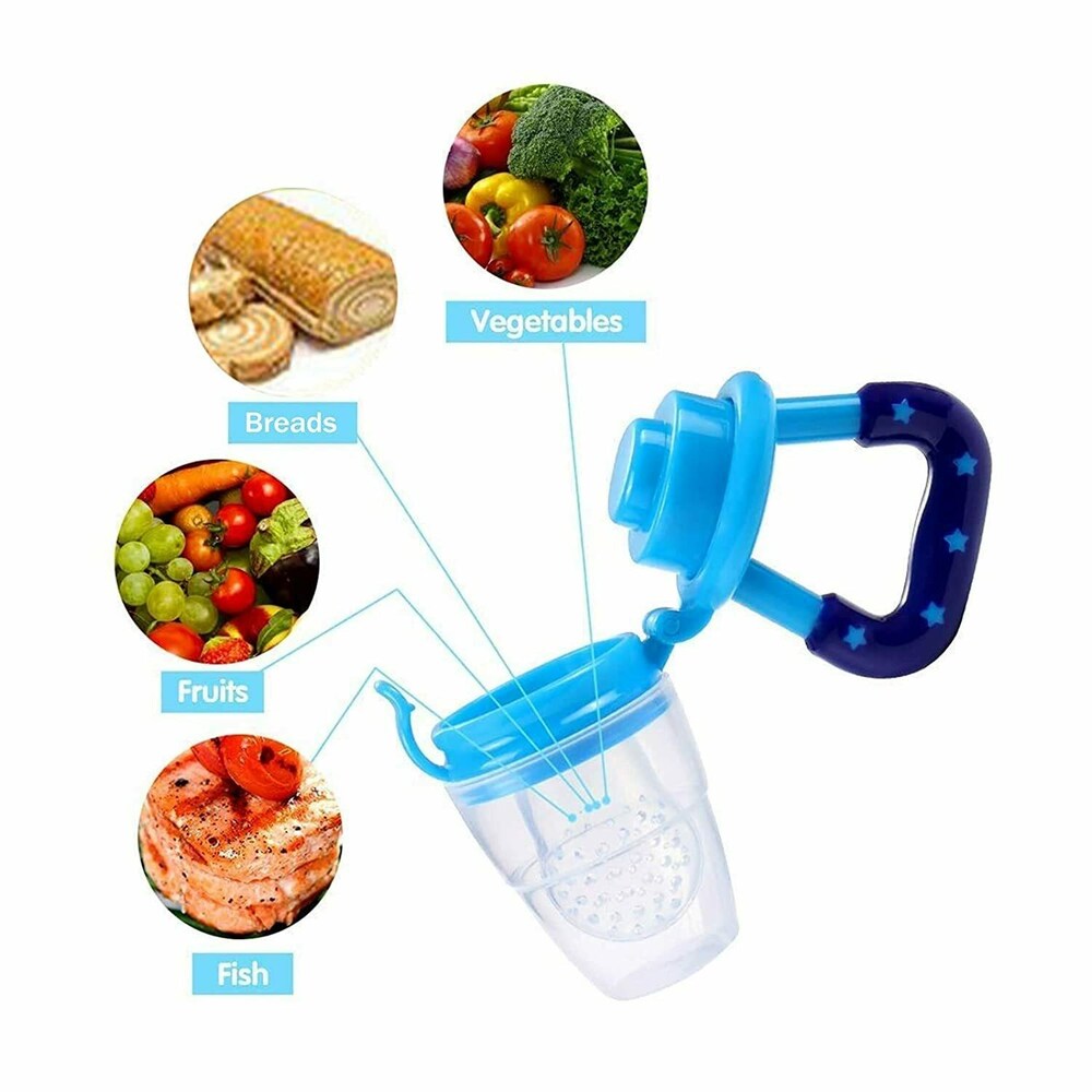 1pcs AppleBear Fruit And Vegetable Nutrition Le Silicone Pacifier 10m+ Multicolor
