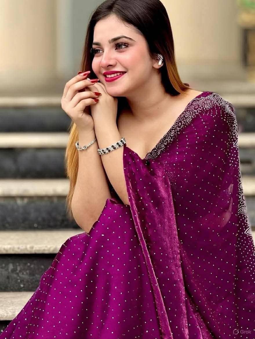 Georgette Sharee with Blouse Piece