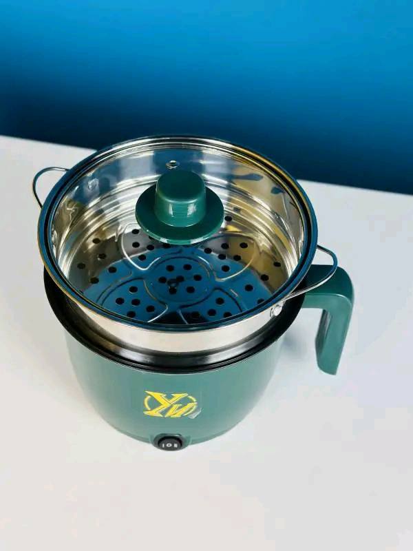 🍚 Electric Panci Non-Stick Mini Rice Cooker – 2 Liter
