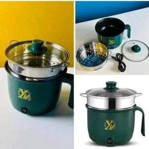 🍚 Electric Panci Non-Stick Mini Rice Cooker – 2 Liter