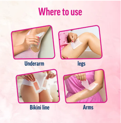 Veet Professional Dry Skin Hair Removal Wax Strips 20 Strips for Body & Legs