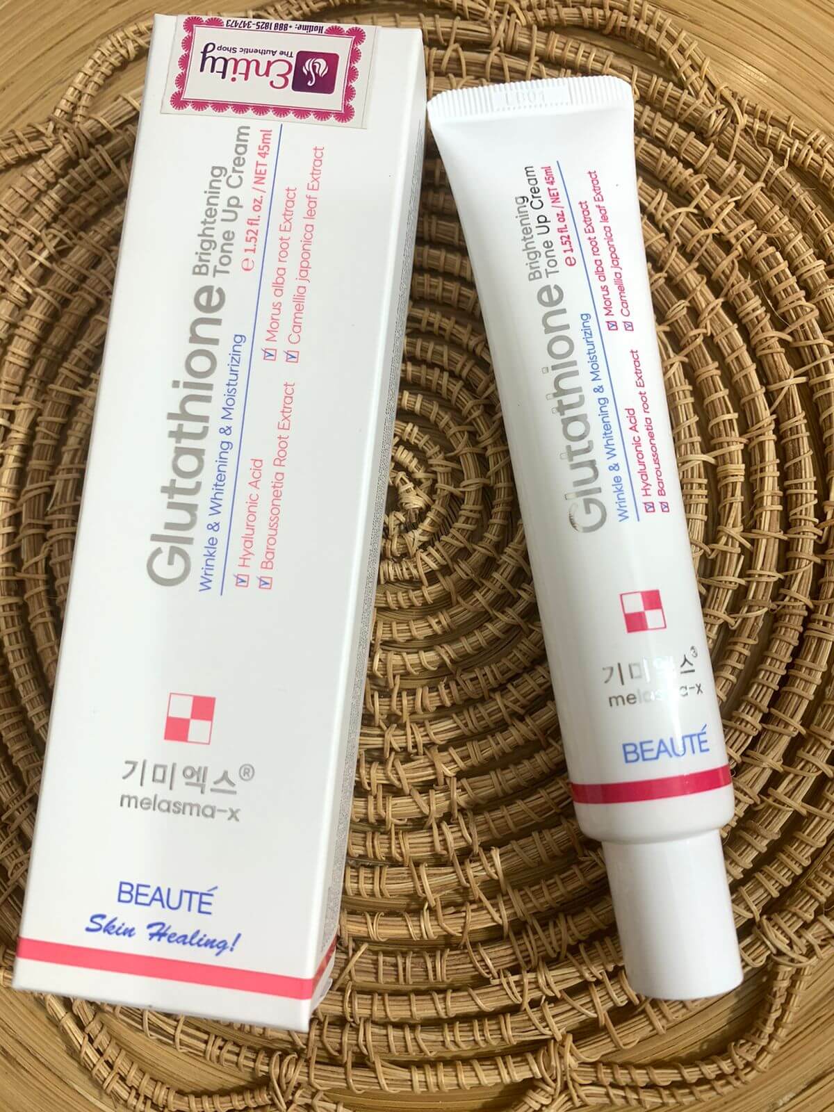 Beaute Melasma-X Glutathione Brightening Tone Up Cream 45ml Korea