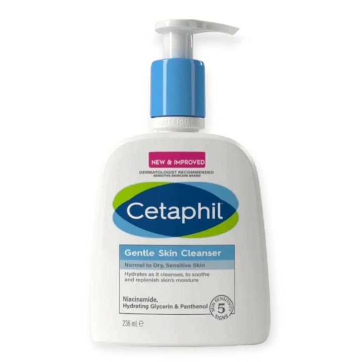 Cetaphil Face Wash Gentle Skin Cleanser for Dry to Normal Skin 125ml (International)