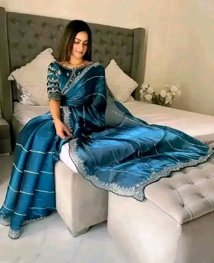 Georgette Sharee with Blouse Piece