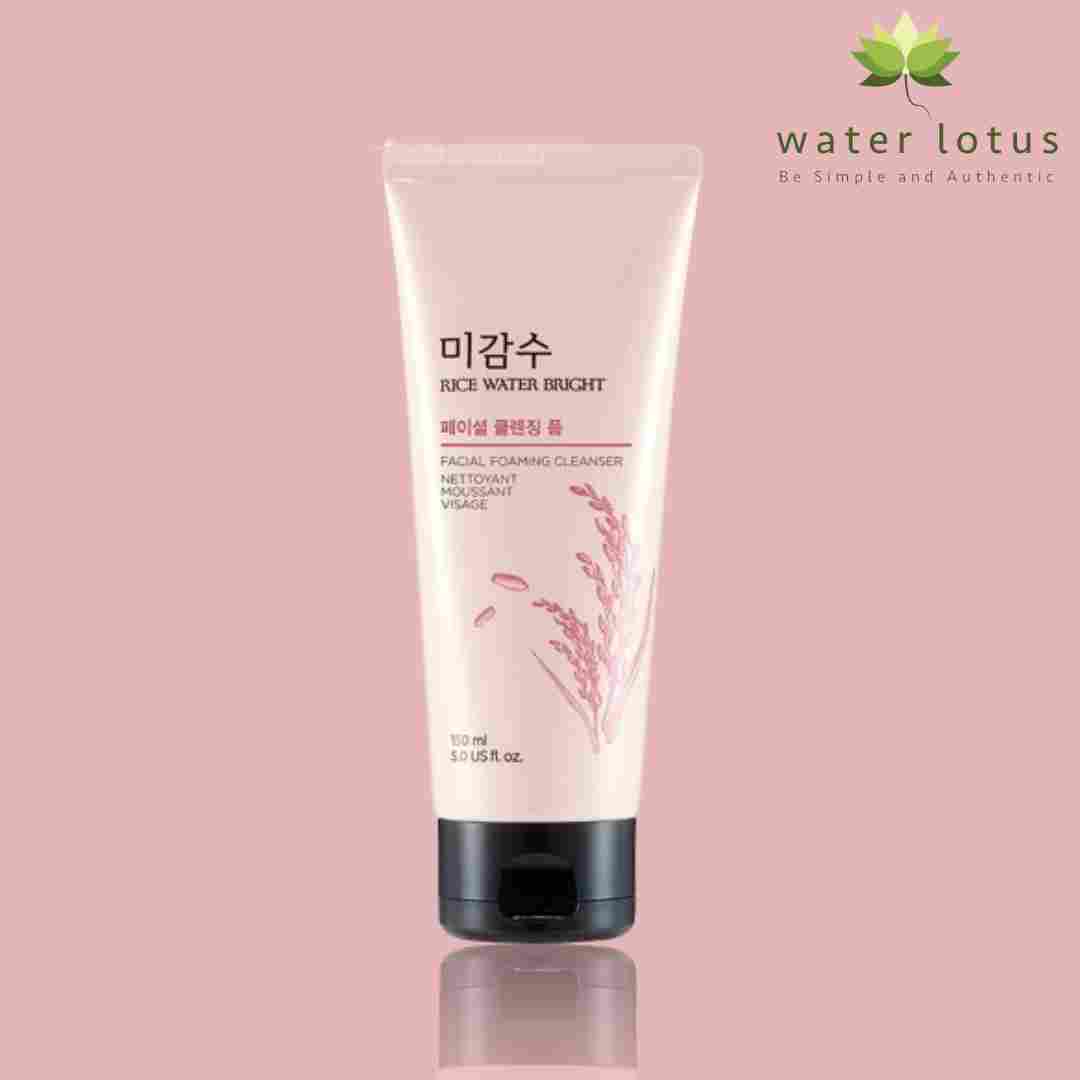 The Face Shop Rice Water Bright Foaming Cleanser – 150ml