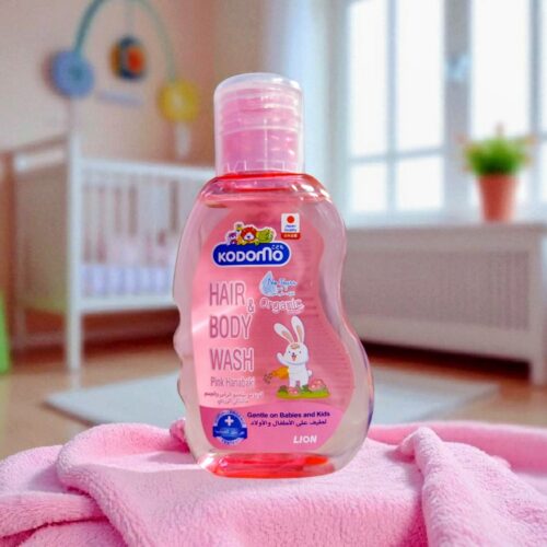 Kodomo Baby Hair & Body Wash Pink Hanabaki – 200ml
