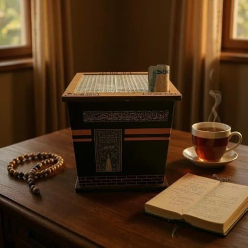 Kaba Umrah Saving Bank Box