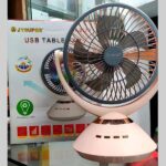 JY Super JY-2570 Professional Rechargeable Portable Table Fan 💨