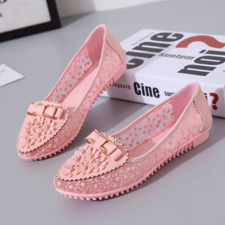 Embroidery Bowknot Loafers Women Fashion Shoes