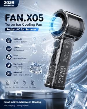 X05 Handheld High-Speed Cooling Fan 3000mAh Battery
