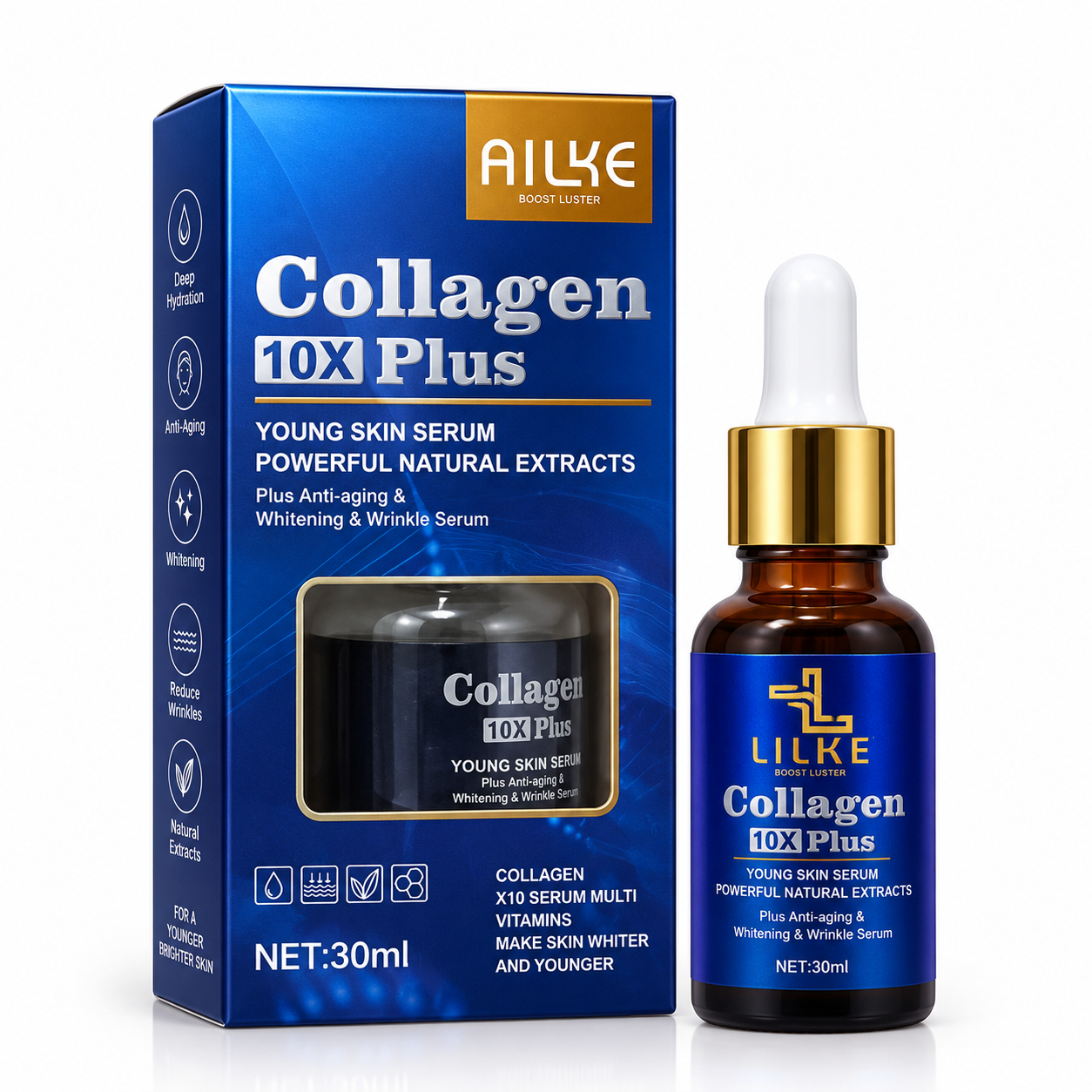 AILKE Collagen 10X Plus Young Skin Serum – 30ml