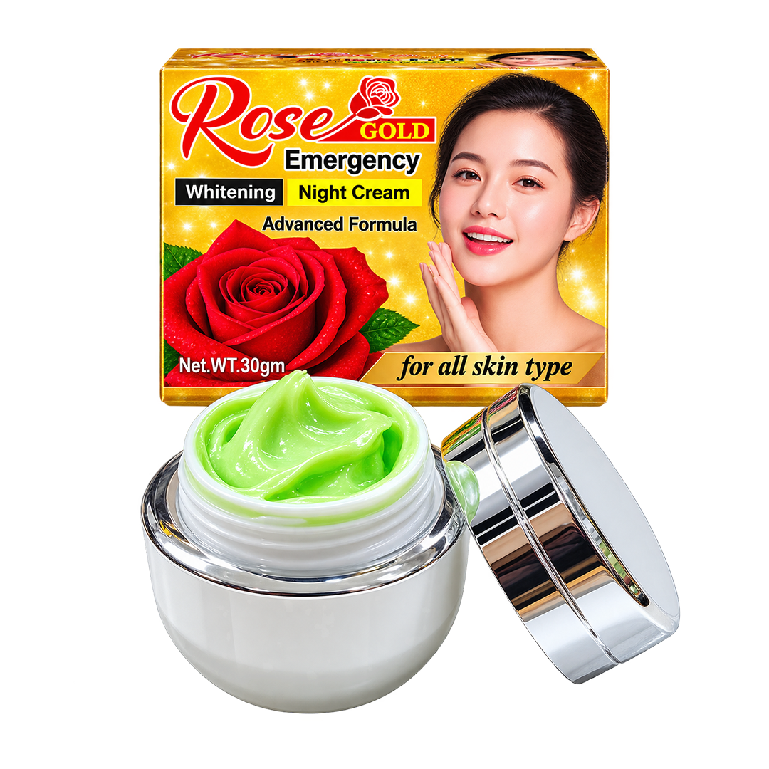 ROSE GOLD Emergency Whitening Night Cream