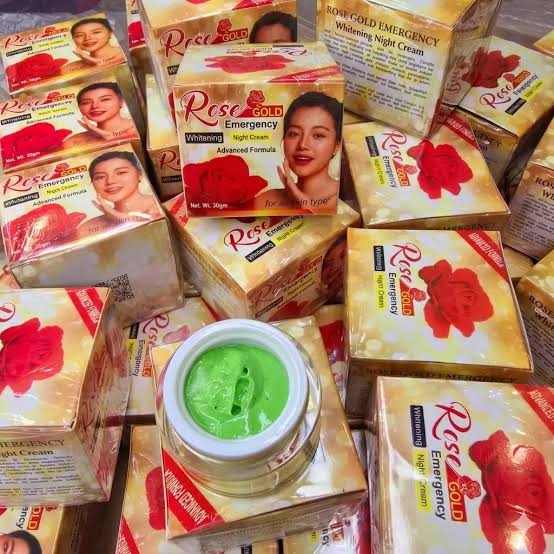 ROSE GOLD Emergency Whitening Night Cream