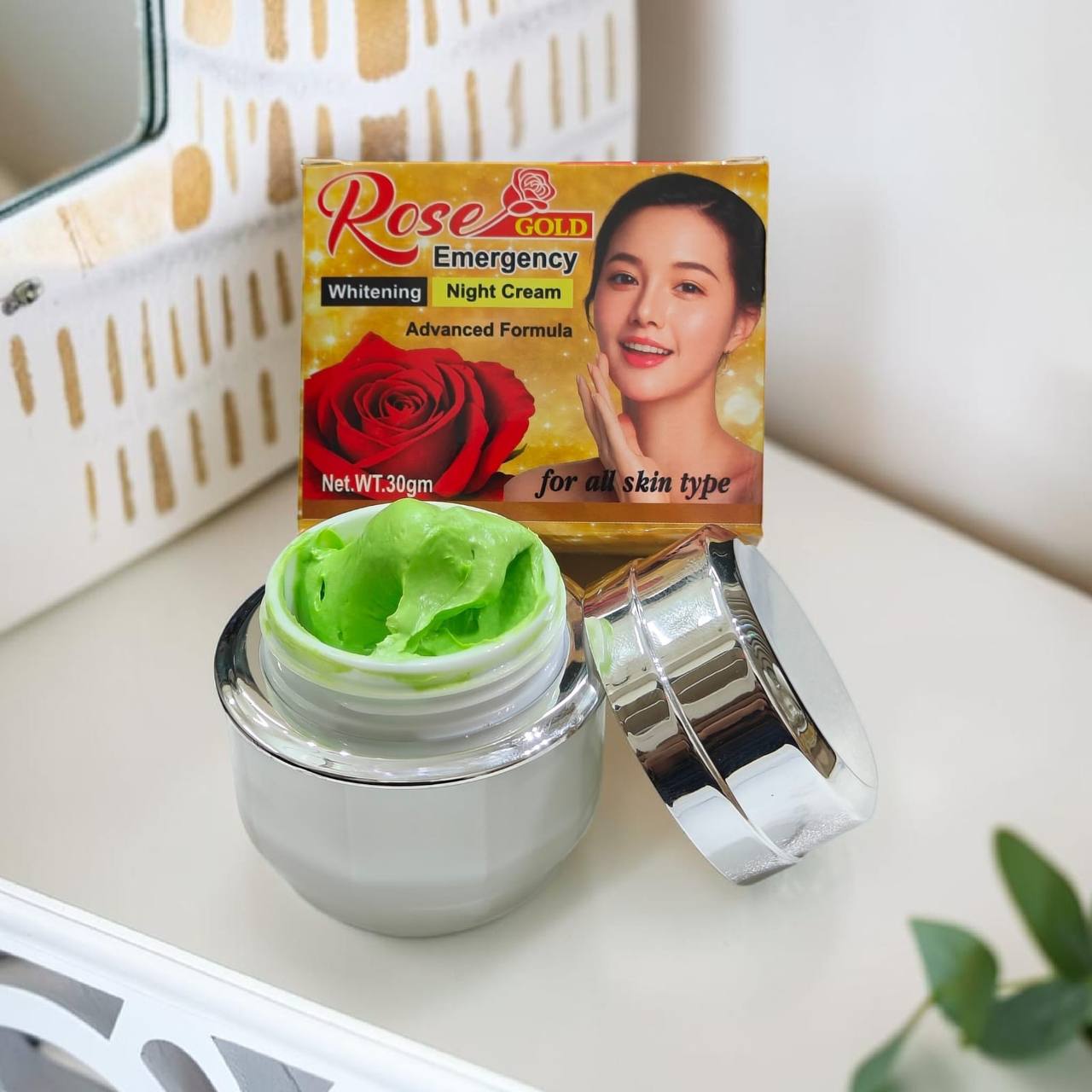 ROSE GOLD Emergency Whitening Night Cream