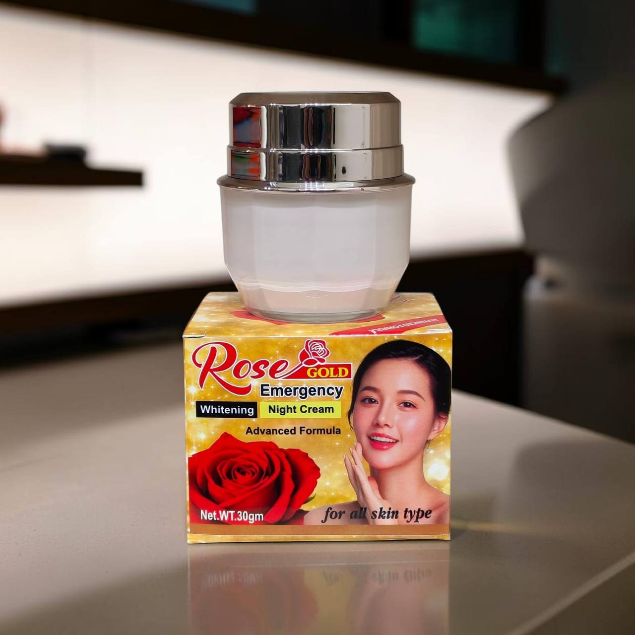 ROSE GOLD Emergency Whitening Night Cream