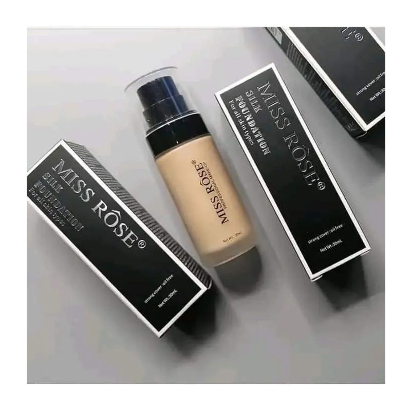 Miss Rose Silk Foundation Ivory – 30ml ✨💄
