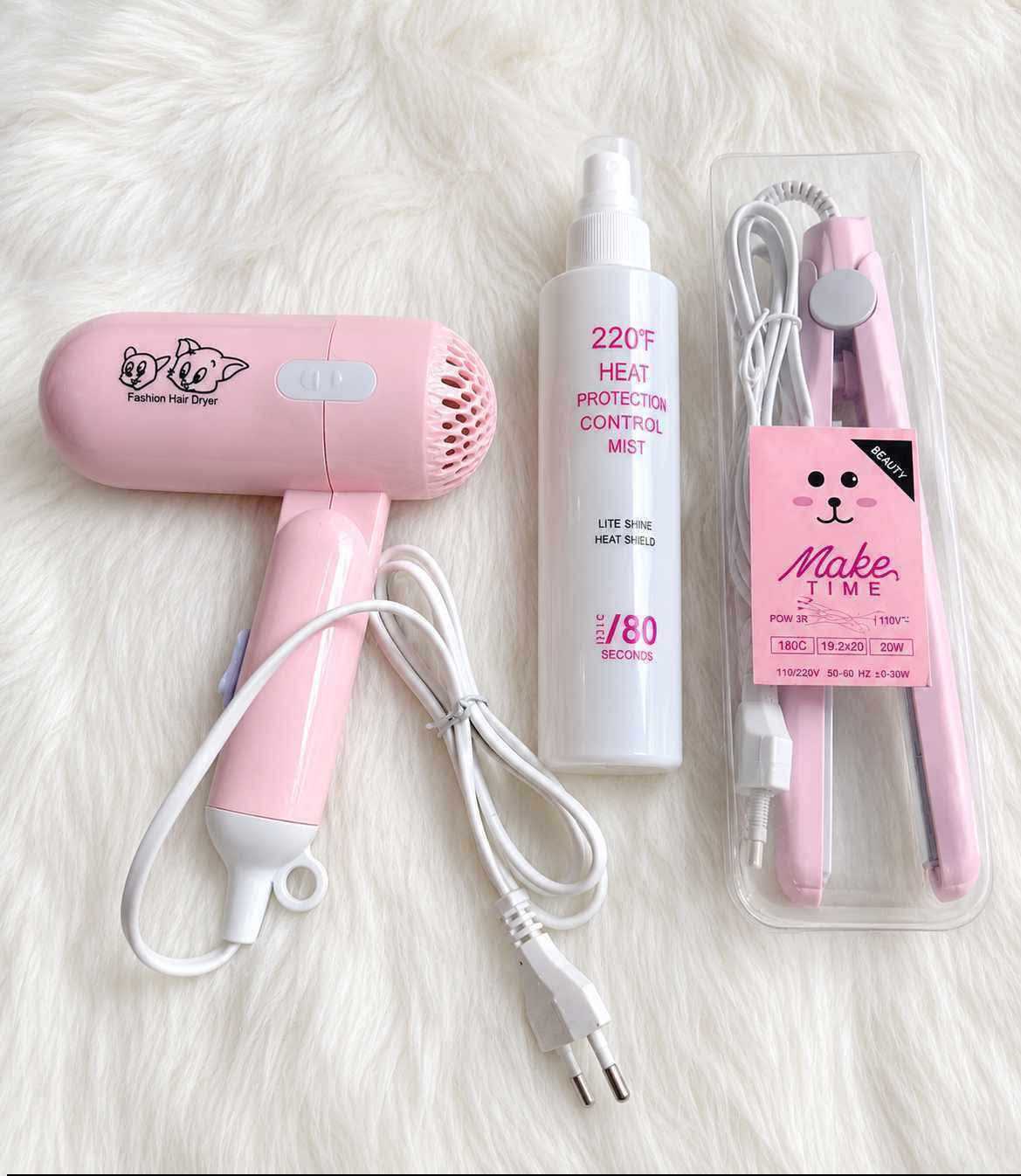 Hair Straightener Combo ৩ টা প্রোডাক্ট একসাথে