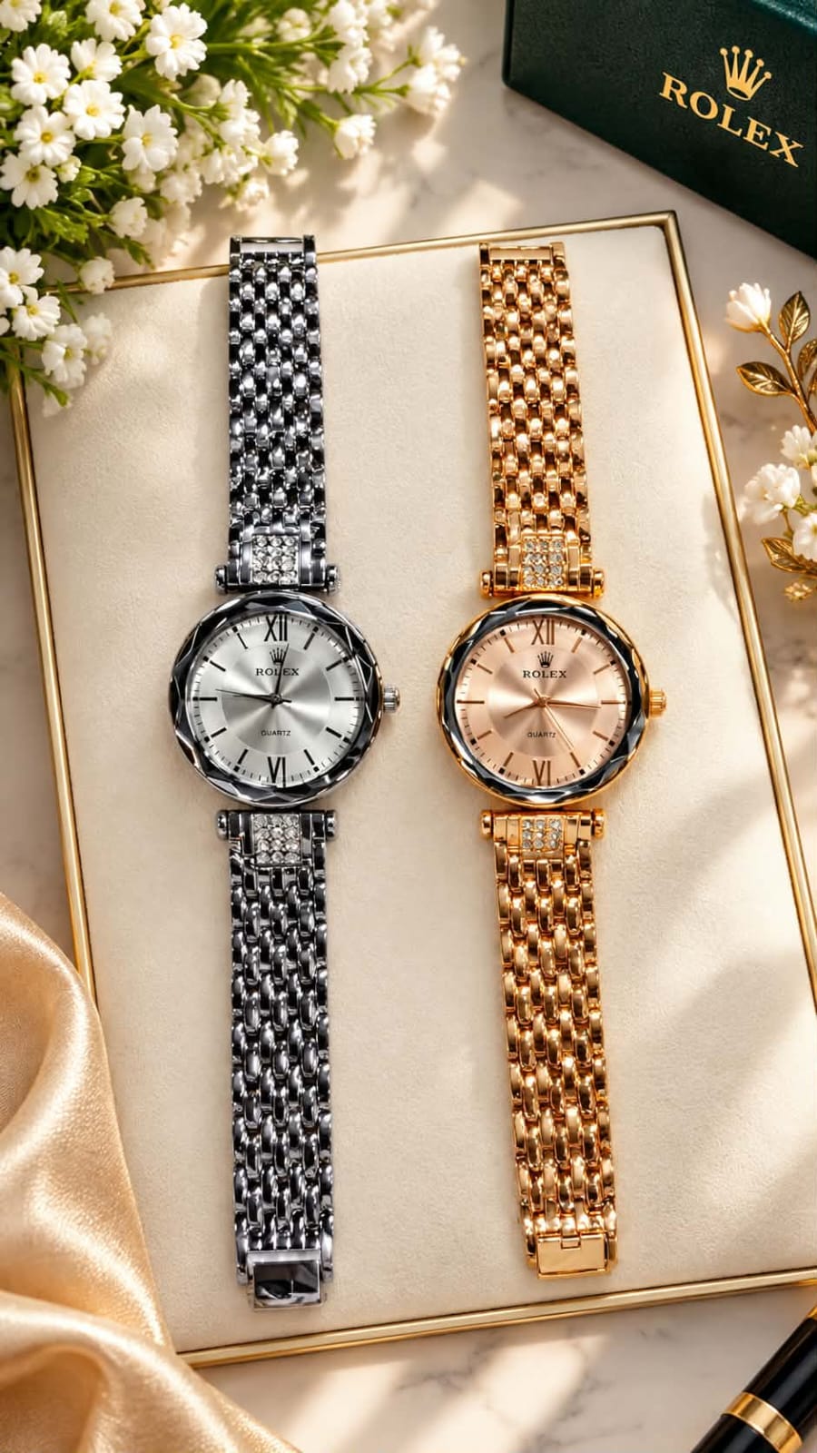 মেয়েদের স্টাইলিশ ও আকর্ষণীয় হাতঘড়ি Ladies Watch atch